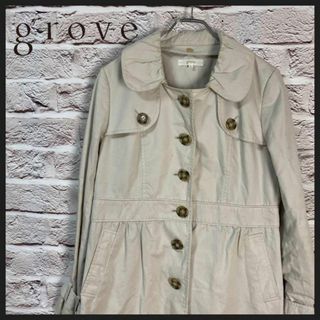 グローブ(grove)のgrove アウター　ロングコート　春コート [ L size ](ロングコート)