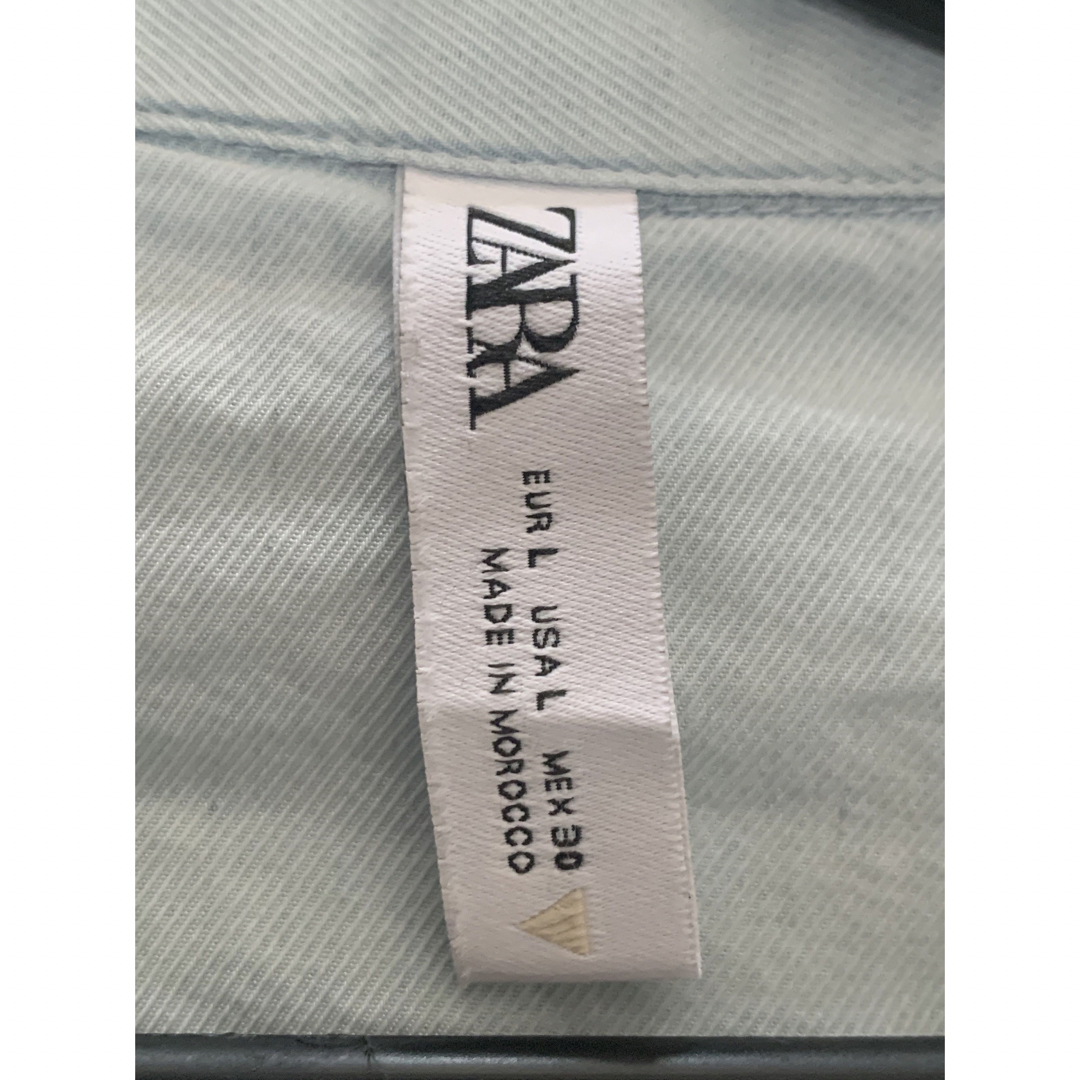 ZARA(ザラ)のZARA 半袖シャツ　Lサイズ レディースのトップス(シャツ/ブラウス(半袖/袖なし))の商品写真