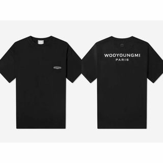 Wooyoungmi  ビックロゴ 半袖 シャツ48(Tシャツ/カットソー(半袖/袖なし))