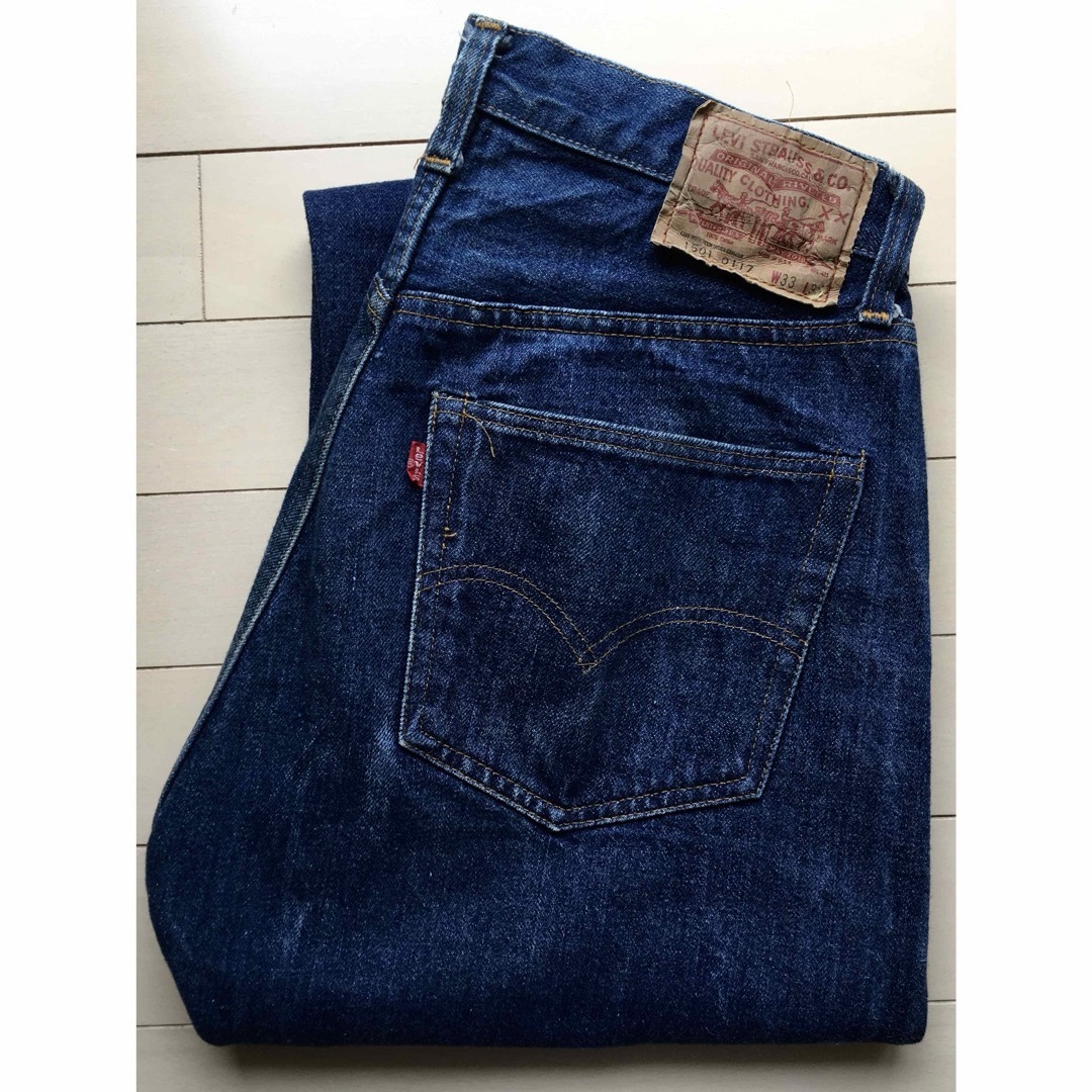 Levi's(リーバイス)の【極上】真紺 501 66前期 33×32 デッド3.4WASH リーバイス メンズのパンツ(デニム/ジーンズ)の商品写真