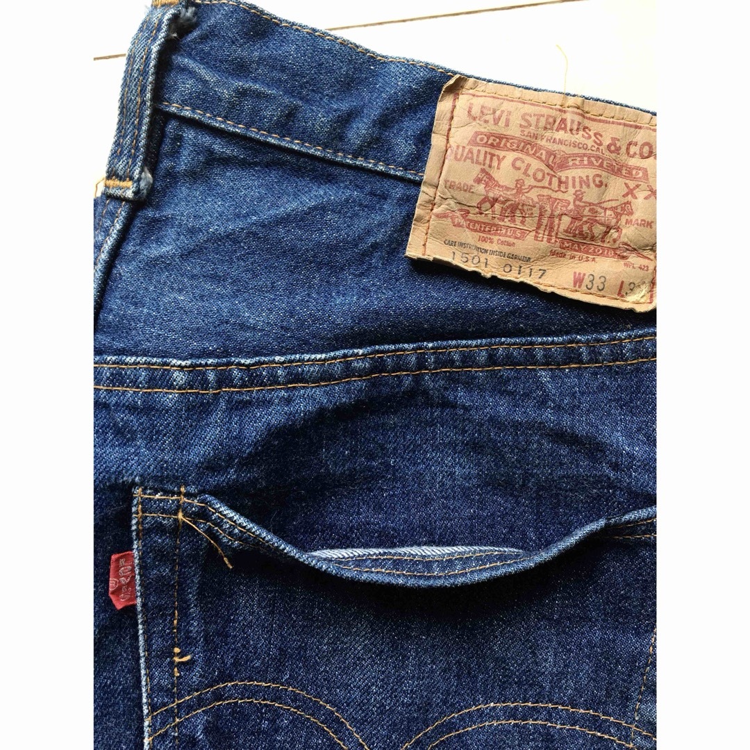 Levi's(リーバイス)の【極上】真紺 501 66前期 33×32 デッド3.4WASH リーバイス メンズのパンツ(デニム/ジーンズ)の商品写真