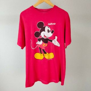 ディズニー(Disney)の90s ミッキー　半袖　ディズニー　古着　キャラクターt US製　disney(Tシャツ/カットソー(半袖/袖なし))