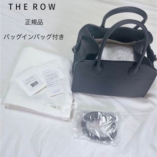 【希少・正規】THE ROW マルゴー10   グレインカーフレザー　型押しロゴ