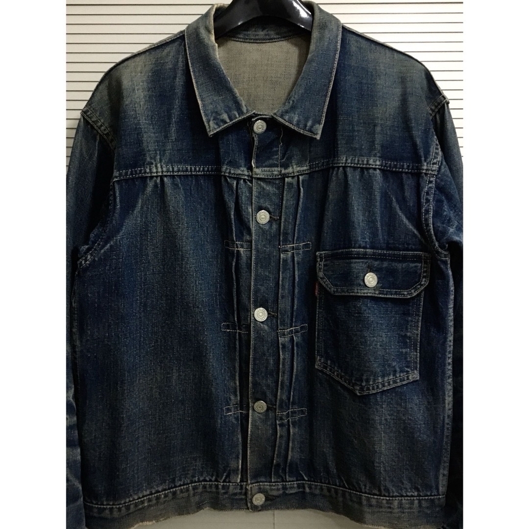 Levi's(リーバイス)の【極上】真紺 44-42 506XX スーパービッグサイズ 40年代 リーバイス メンズのジャケット/アウター(Gジャン/デニムジャケット)の商品写真