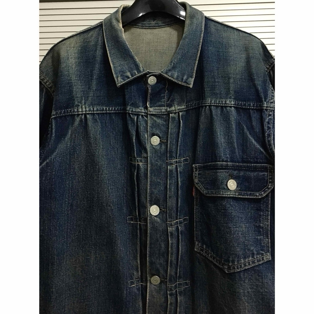 Levi's(リーバイス)の【極上】真紺 44-42 506XX スーパービッグサイズ 40年代 リーバイス メンズのジャケット/アウター(Gジャン/デニムジャケット)の商品写真