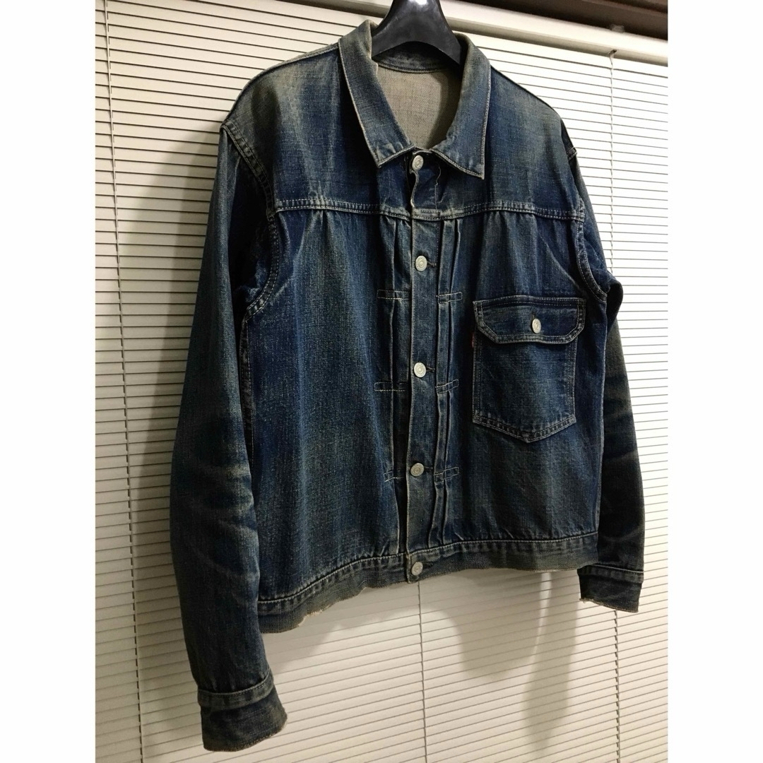 Levi's(リーバイス)の【極上】真紺 44-42 506XX スーパービッグサイズ 40年代 リーバイス メンズのジャケット/アウター(Gジャン/デニムジャケット)の商品写真