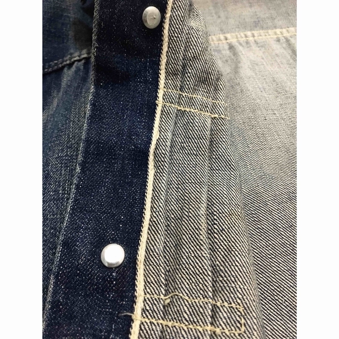 Levi's(リーバイス)の【極上】真紺 44-42 506XX スーパービッグサイズ 40年代 リーバイス メンズのジャケット/アウター(Gジャン/デニムジャケット)の商品写真