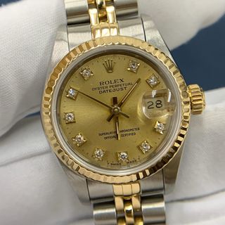 ロレックス(ROLEX)のロレックス　レディースROLEX デイトジャスト 69173G E番 自動巻  (腕時計)