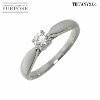 ティファニー(Tiffany & Co.)のティファニー TIFFANY&Co. ハーモニー ダイヤ 0.22ct E/VVS2/3EX 5号 リング Pt プラチナ 指輪 【鑑定書付き】VLP 90223483(リング(指輪))