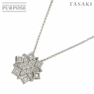 TASAKI - タサキ TASAKI ダイヤ 0.37ct ネックレス 50cm K18 WG ホワイトゴールド 750 田崎真珠 VLP 90223885