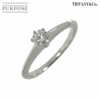 ティファニー(Tiffany & Co.)のティファニー TIFFANY&CO. ソリティア ダイヤ 0.28ct F/IF/3EX 11.5号 リング Pt プラチナ【鑑定書付き】VLP 90224573(リング(指輪))