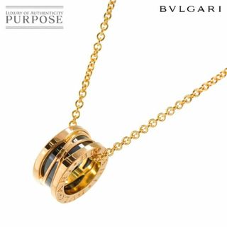 BVLGARI - ブルガリ BVLGARI ビーゼロワン ネックレス 45cm ブラック セラミック K18 PG ピンクゴールド 750 VLP 90225329