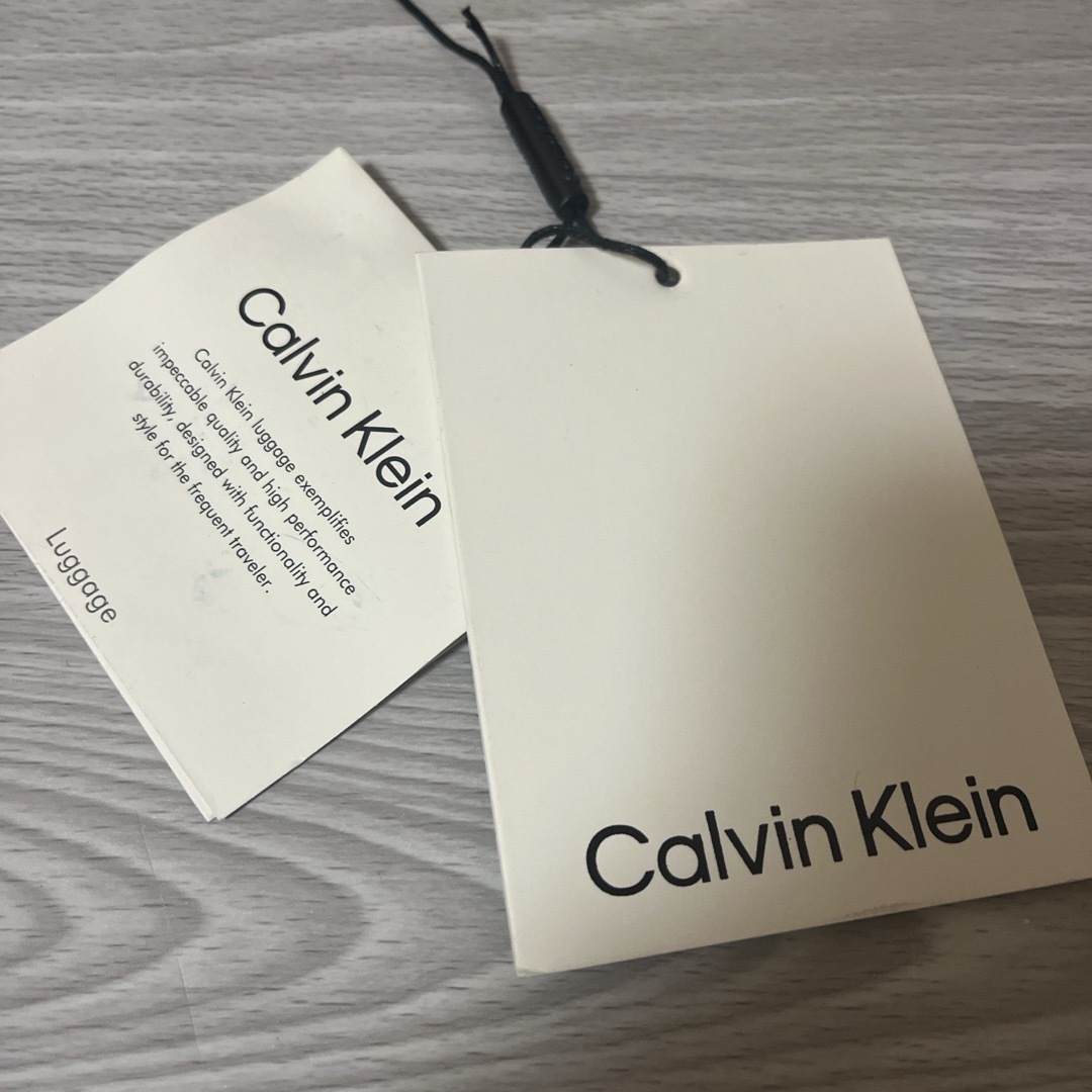 Calvin Klein キャリーケース　スーツケース　CK ロゴ 機内サイズ レディースのバッグ(スーツケース/キャリーバッグ)の商品写真