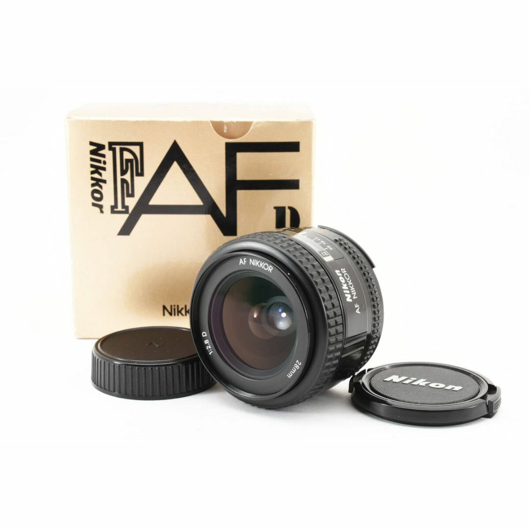 Nikon(ニコン)の【良品/作例】Nikon AF Nikkor 28mm F2.8 D スマホ/家電/カメラのカメラ(レンズ(単焦点))の商品写真