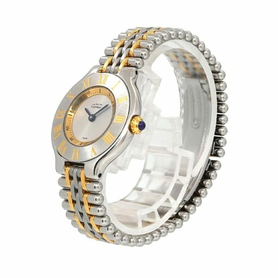 Cartier(カルティエ)のカルティエ Cartier マスト21 ヴァンティアン コンビ ヴィンテージ レディース 腕時計 シルバー クォーツ ウォッチ Must 21 VLP 90230766 レディースのファッション小物(腕時計)の商品写真