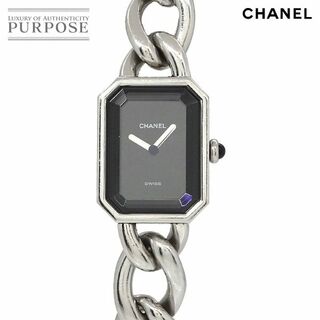 シャネル(CHANEL)のシャネル CHANEL プルミエール XLサイズ H0452 ヴィンテージ レディース 腕時計 ブラック 文字盤 クォーツ ウォッチ Premiere VLP 90230798(腕時計)