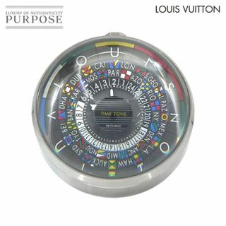 ルイヴィトン LOUIS VUITTON エスカル テーブルクロック Q5Q000 マルチカラー クォーツ ガラス 置き時計 ウォッチ Escale VLP 90230856