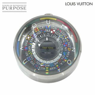 LOUIS VUITTON - ルイヴィトン LOUIS VUITTON エスカル テーブルクロック Q5Q000 マルチカラー クォーツ ガラス 置き時計 ウォッチ Escale VLP 90230856