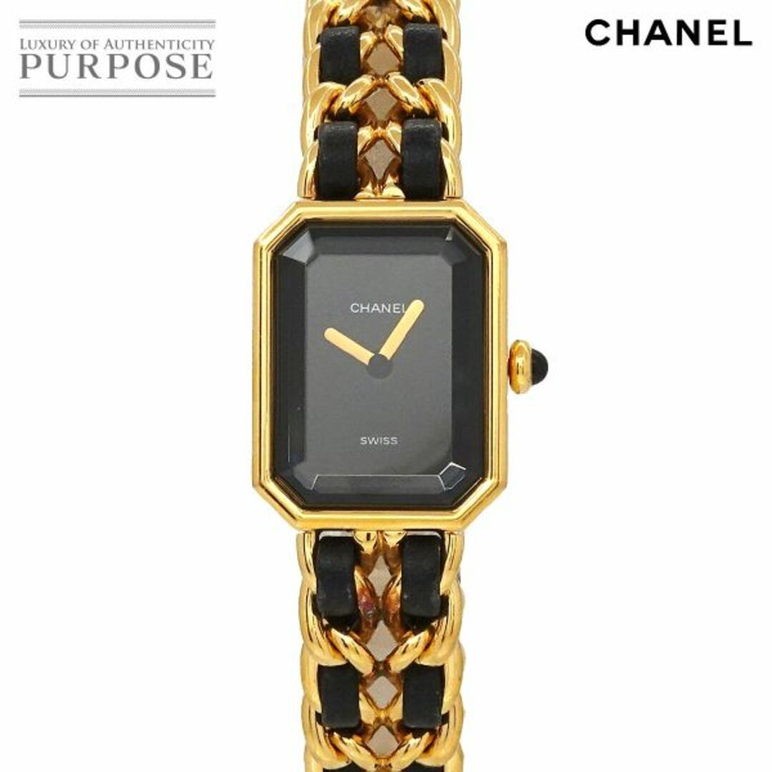 CHANEL(シャネル)のシャネル CHANEL プルミエール XLサイズ H0001 ヴィンテージ レディース 腕時計 ブラック ゴールド クォーツ ウォッチ Premiere VLP 90231466 レディースのファッション小物(腕時計)の商品写真