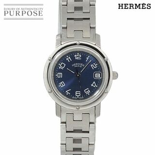 エルメス(Hermes)のエルメス HERMES クリッパー CL4.210 レディース 腕時計 デイト ネイビー クォーツ ウォッチ Clipper VLP 90228943(腕時計)