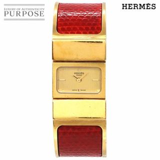 エルメス(Hermes)のエルメス HERMES ロケ LO1 201 バングル ウォッチ ヴィンテージ レディース 腕時計 ゴールド クォーツ Loquet VLP 90231548(腕時計)