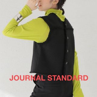 JOURNAL STANDARD ツィードノースリーブプルオーバー