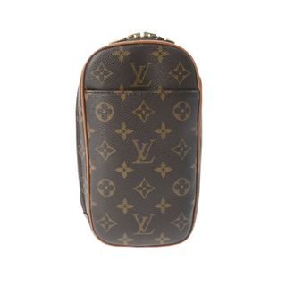 ルイヴィトン(LOUIS VUITTON)のルイヴィトン モノグラム ポシェットガンジュ ボディバッグ ブラウン(ウエストポーチ)