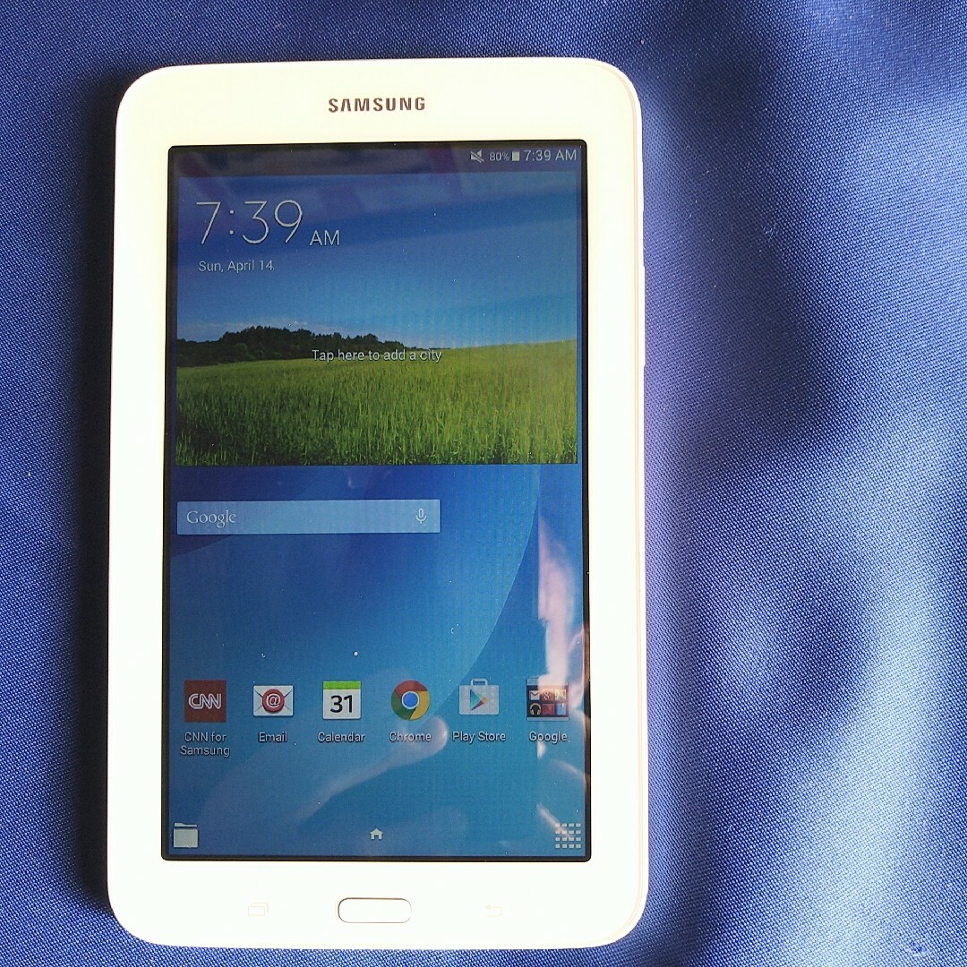 Samsungサムスン Galaxy Tab3Lite SM-T113 ホワイト スマホ/家電/カメラのPC/タブレット(タブレット)の商品写真