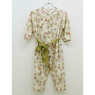 Caramel baby&child  - 【春物 新入荷!】▼キャラメル/CARAMEL▼96cm(3)  長袖オールインワン/サロペット ベージュ×マルチ 【中古】 子供 キッズ kids  女の子 onepi 春 204042