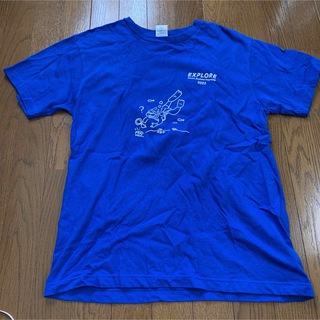 ブルー　tシャツ(Tシャツ/カットソー(半袖/袖なし))