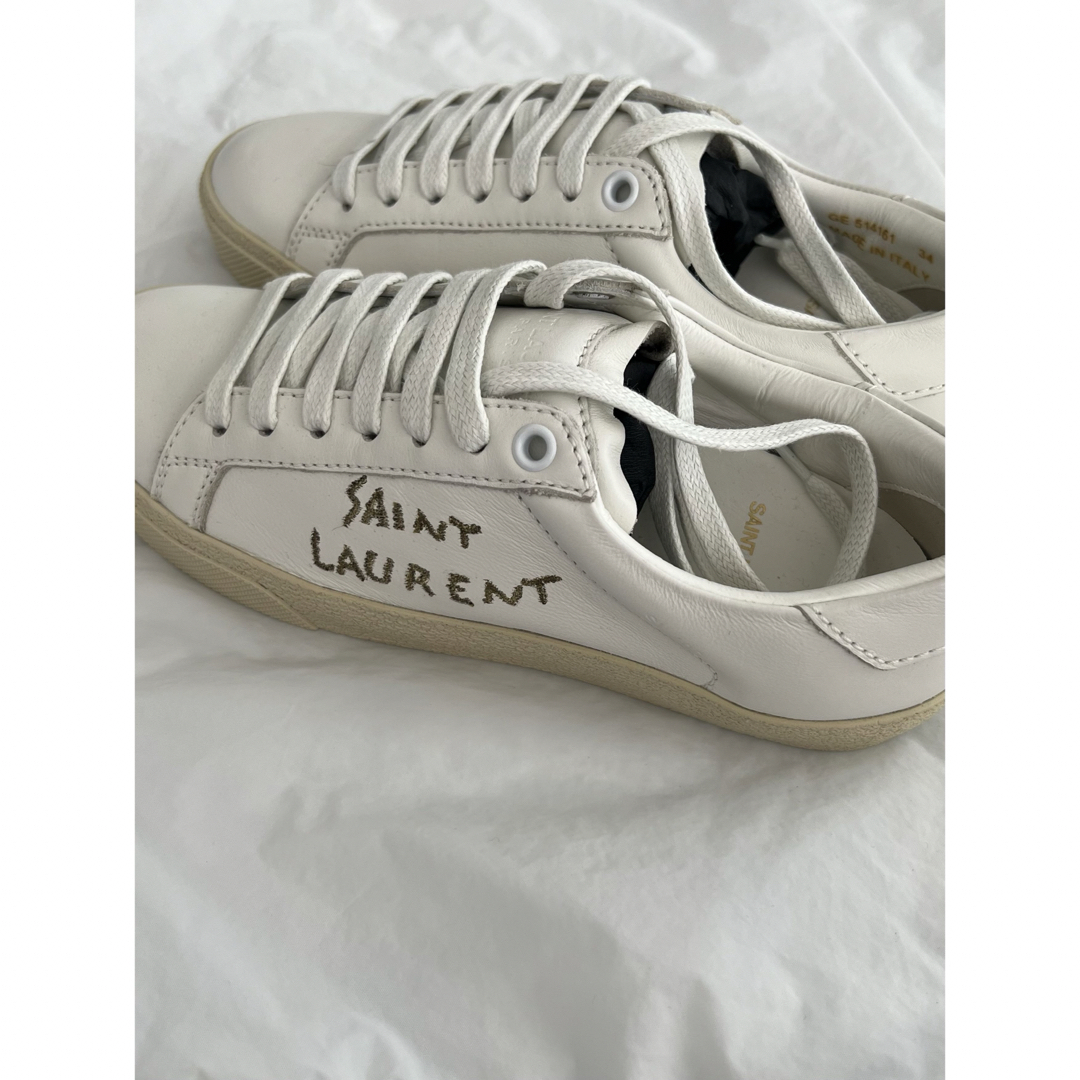 SAINT LAURENT - 新品未使用 34サイズ サンローランスニーカーの SAINT LAURENT - 新品未使用 34サイズ サンローランスニーカーの