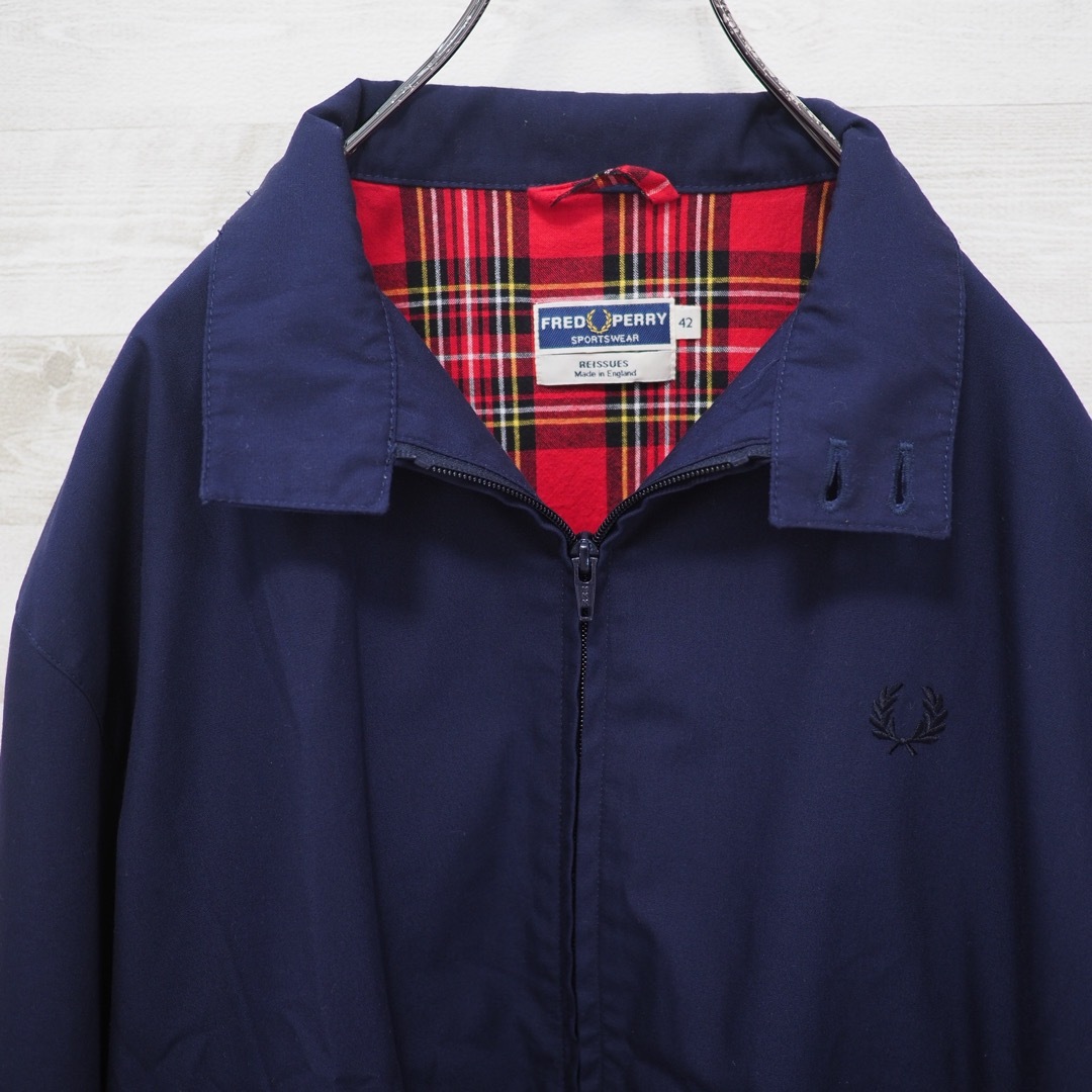 FRED PERRY(フレッドペリー)のFRED PERRY 19SS 英国製 復刻ハリントンジャケット-Navy/42 メンズのジャケット/アウター(ブルゾン)の商品写真