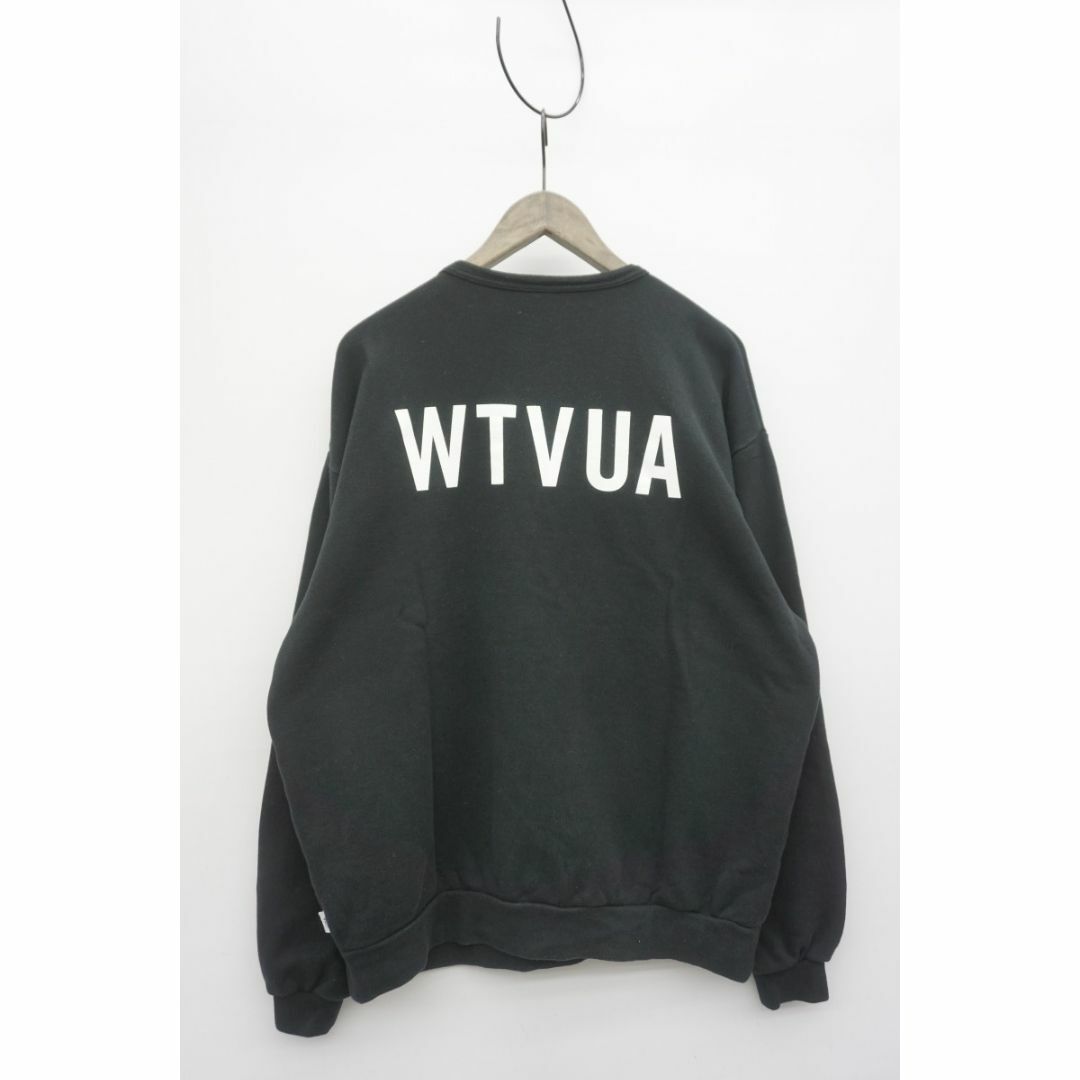 W)taps(ダブルタップス)の正規21AW WTAPS WTVUA ロゴ スウェット 黒216O▲ メンズのトップス(スウェット)の商品写真