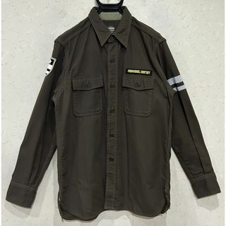 モモタロウジーンズ(MOMOTARO JEANS)の＊桃太郎ジーンズ 出陣 ワッペン 長袖ワークシャツ トップス 40(シャツ)