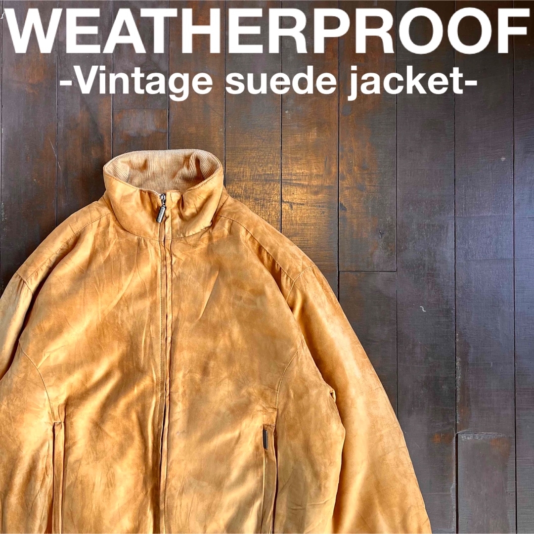 激レア！！【WEATHERPROOF ウェザープルーフ】スエードジャケット メンズのジャケット/アウター(ブルゾン)の商品写真