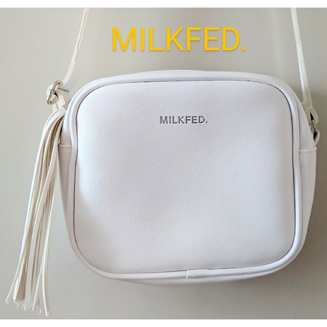 MILKFED.(ミルクフェド)のMILKFED. 　ミルクフェド　ミニショルダーバッグ　斜め掛け長さ調整○　付録 レディースのバッグ(ショルダーバッグ)の商品写真