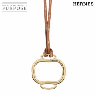 エルメス(Hermes)のエルメス HERMES ブックルリ ペンダント ネックレス ゴールド ゴールド 金具 アトラージュ VLP 90229894(ネックレス)