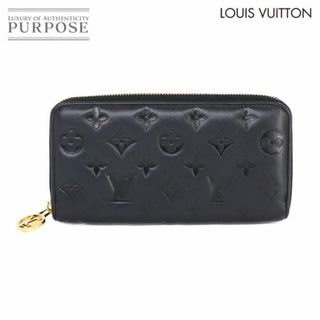 ルイヴィトン(LOUIS VUITTON)の新品同様 ルイ ヴィトン LOUIS VUITTON モノグラム ジッピー ウォレット ラウンドファスナー 長財布 レザー ノワール M81510 VLP 90230229(長財布)