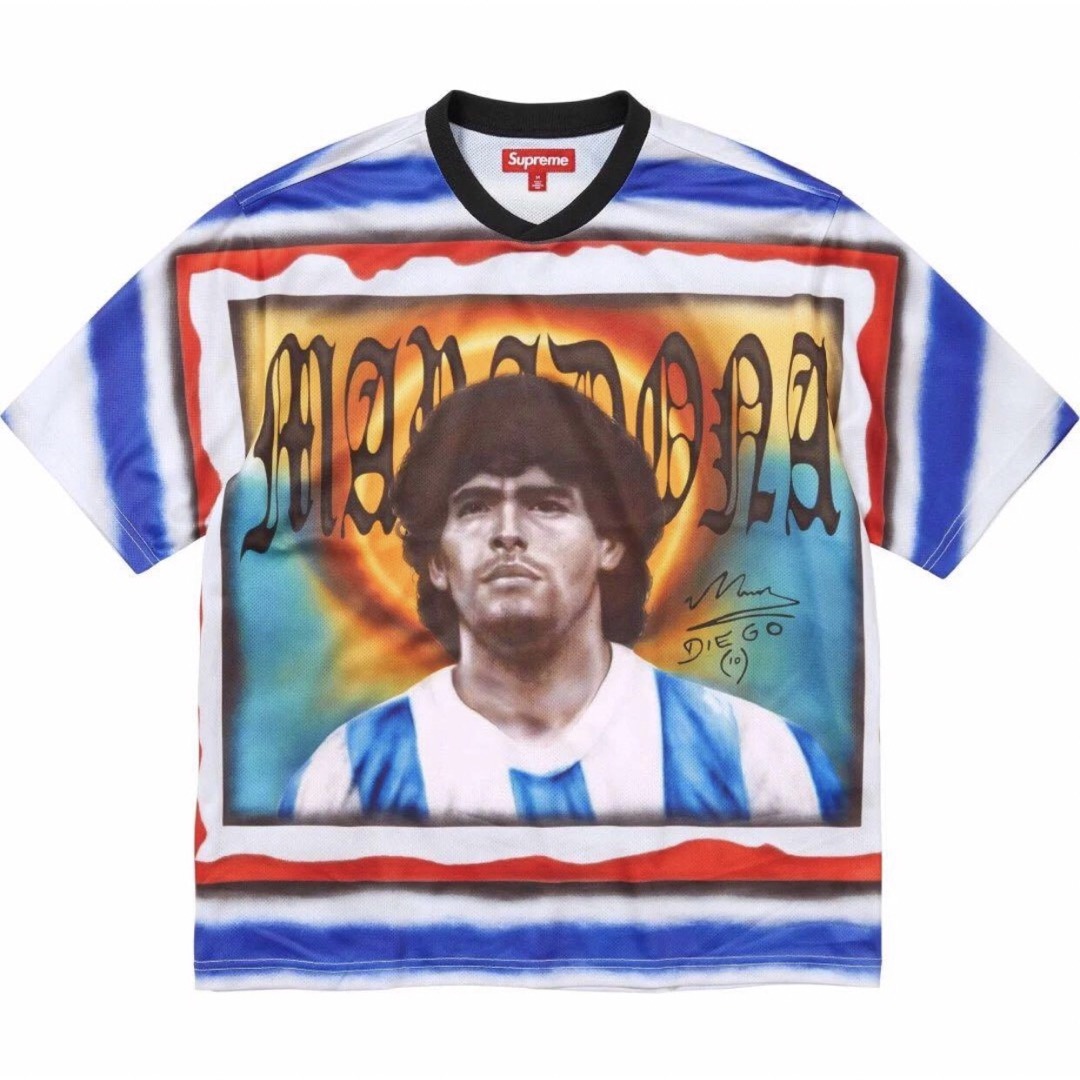 Supreme(シュプリーム)の【新品】Supreme Maradona Soccer Jersey シャツ メンズのトップス(ジャージ)の商品写真