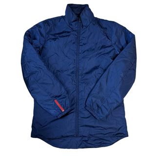 prada sport archive nylon jacket blue