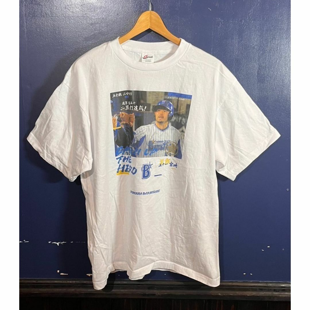 宮﨑 敏郎（横浜DeNAベイスターズ） 半袖 Tシャツ 150二塁打の