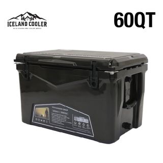 60QT ICELANDCOOLER アイスランドクーラー ブラック　黒(その他)