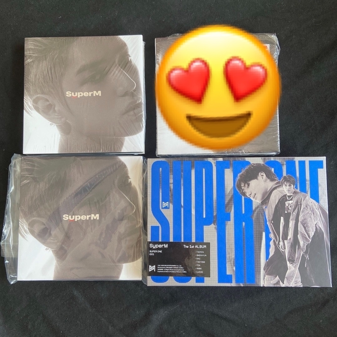 SuperM(スーパーエム)のSuperM アルバム4冊セット Super One テヨン マーク テミン エンタメ/ホビーのCD(K-POP/アジア)の商品写真