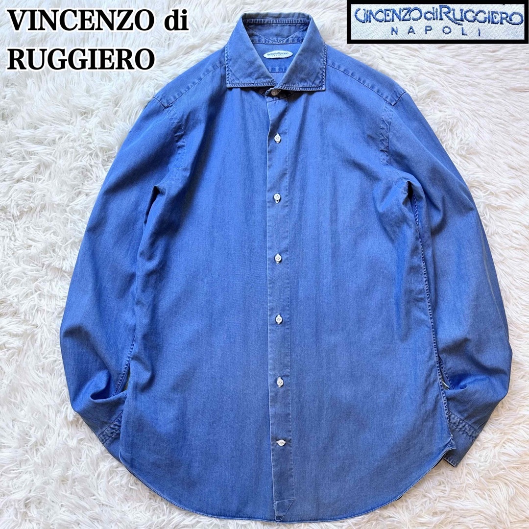 箱は付きません新品　Vincenzo di Ruggiero Napoliドレスシャツ メンズ