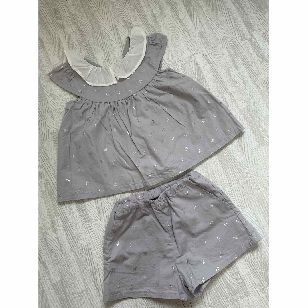 petit main(プティマイン)のプティマイン セットアップ キッズ/ベビー/マタニティのキッズ服女の子用(90cm~)(Tシャツ/カットソー)の商品写真