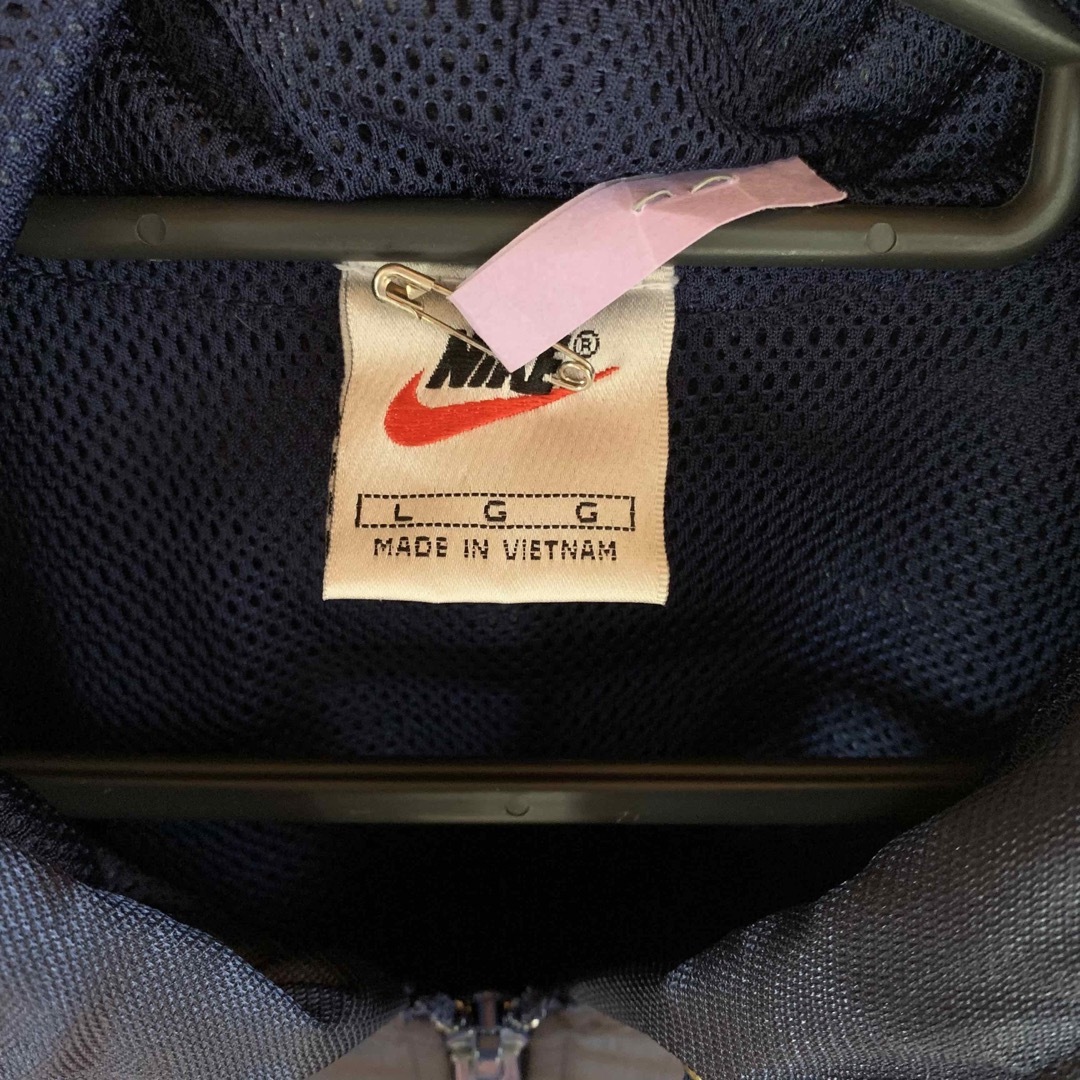 NIKE - NIKE ナイキ ハーフジップ ナイロンジャケット センター NIKE - NIKE ナイキ ハーフジップ ナイロンジャケット センター