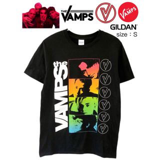 ギルタン(GILDAN)のThe Vamps　ザ・ヴァンプス　Tシャツ　S　黒　USA古着(Tシャツ/カットソー(半袖/袖なし))