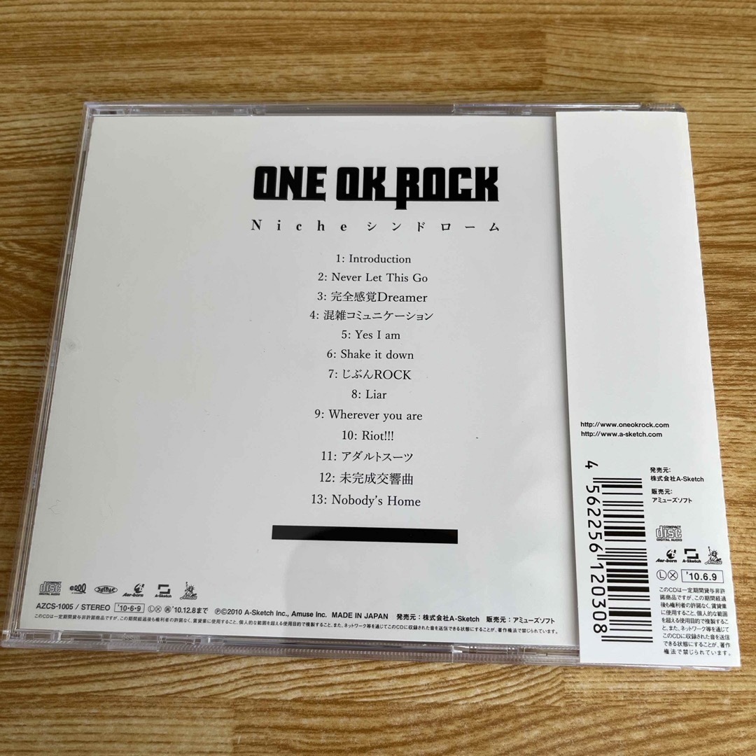 Nicheシンドローム　ONE OK ROCK エンタメ/ホビーのCD(ポップス/ロック(邦楽))の商品写真