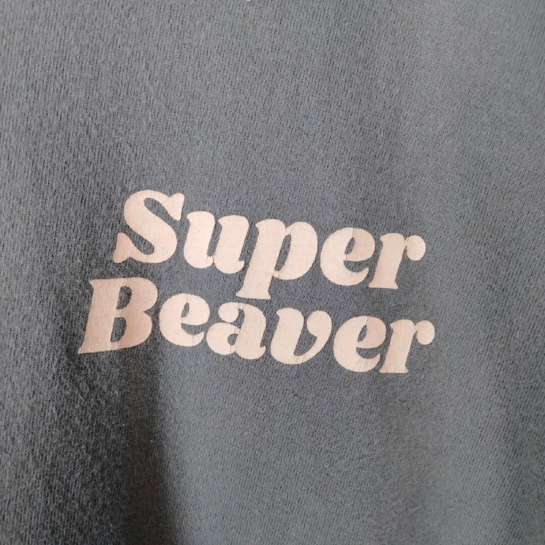 VINTAGE(ヴィンテージ)のSUPER BEAVER　長袖　ロンt ワンポイントロゴ　ストリート　アメカジ メンズのトップス(Tシャツ/カットソー(七分/長袖))の商品写真