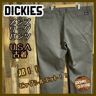 ディッキーズ(Dickies)のグレー ディッキーズ メンズ ワーク パンツ 42 3XL USA古着 90s(ワークパンツ/カーゴパンツ)